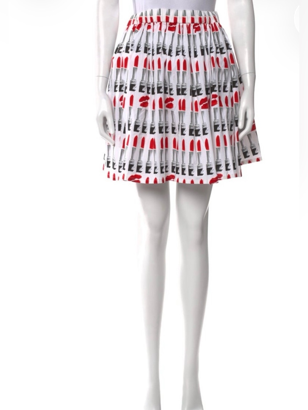 Samantha Sung new with tags lipstick print miniskirt